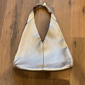 Vince camuto gold leather bag